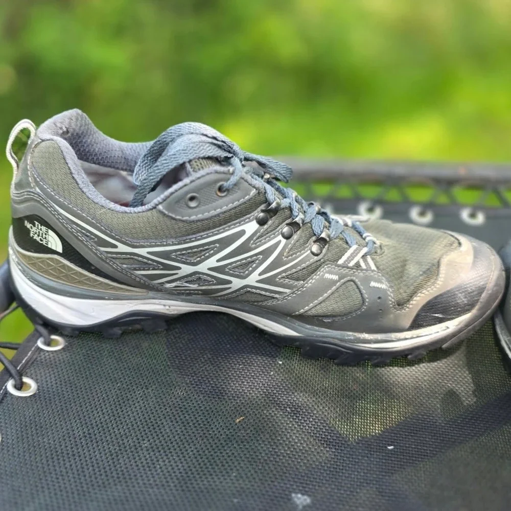 The North Face Ultra 109 GTX Mens 11.5 Gore-Tex Hiking Shoes Gray Green Gorpcore
